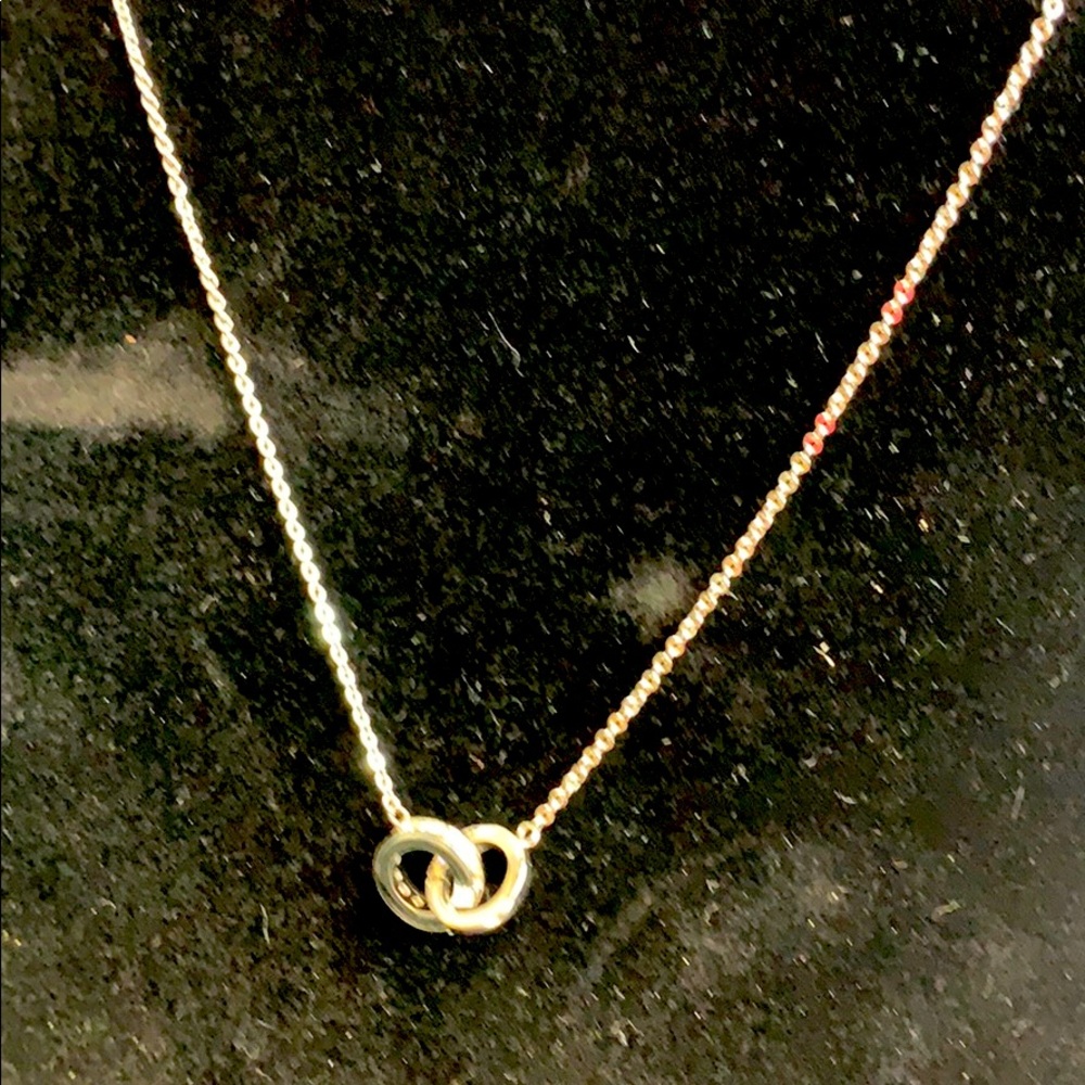 A beautiful silver necklace